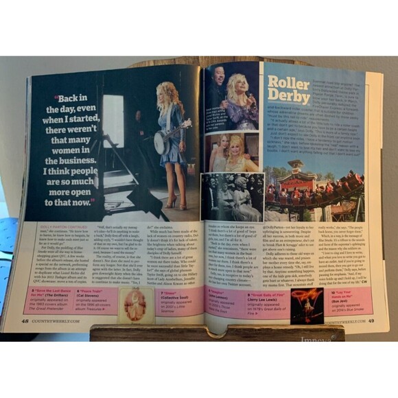 DOLLY PARTON 2014 Country Weekly All the Colors of Me Scotty Mcreery Chris Young - Picture 5 of 6